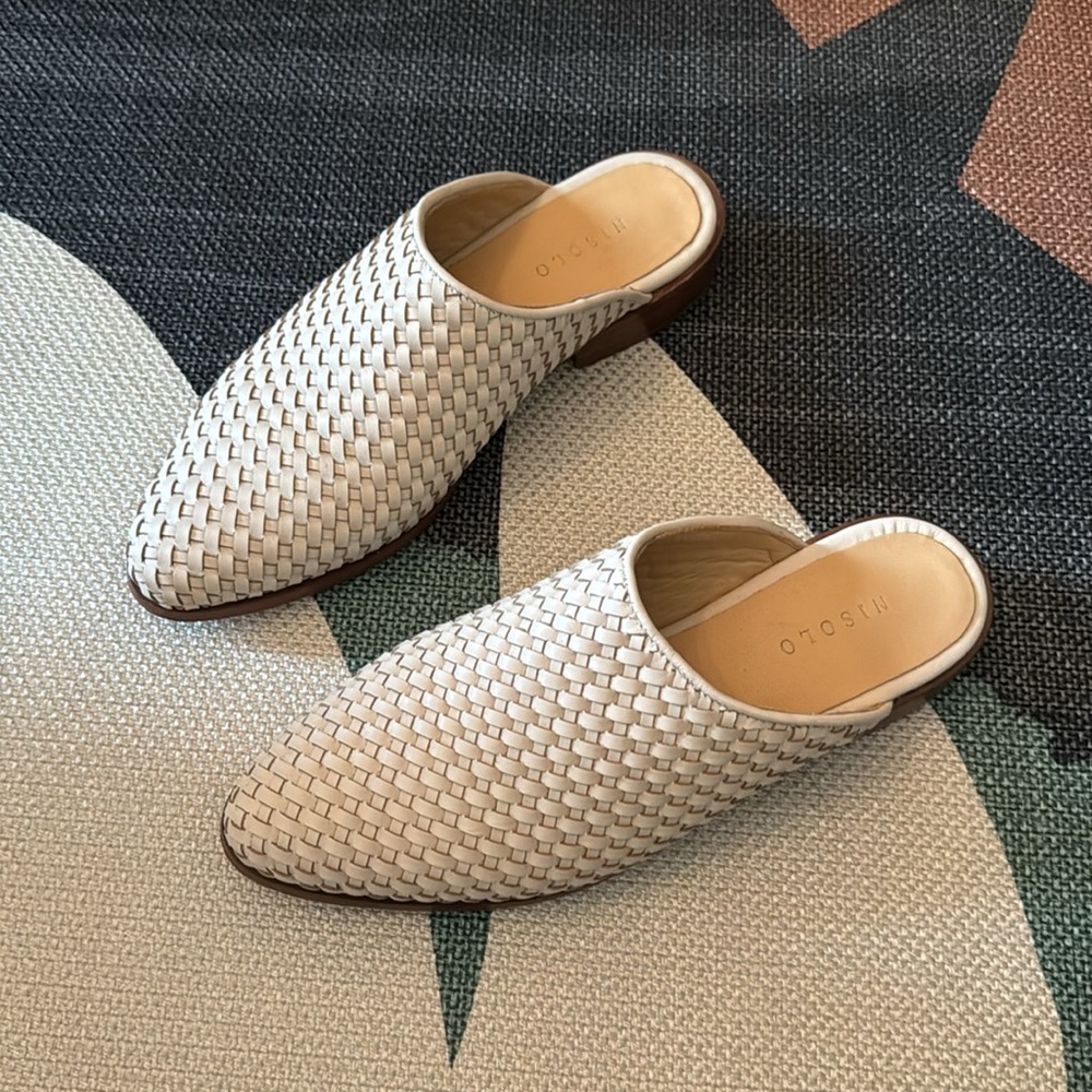 Nisolo Ama Woven Mule - Bone (7)